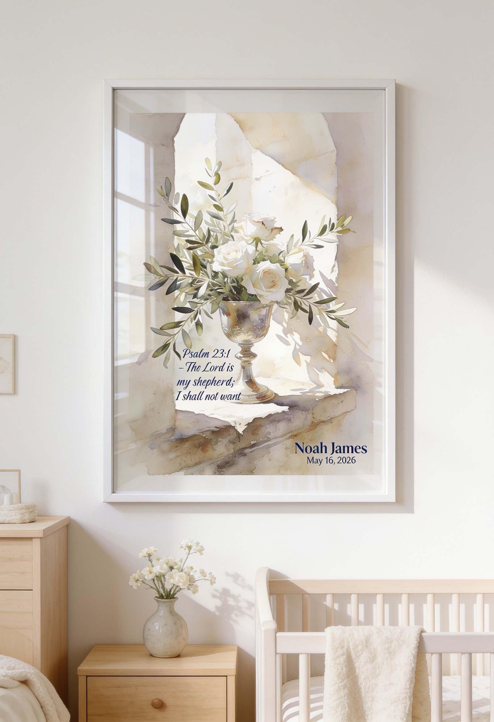 The Lord Is My Shepherd – Personalized Baptism Voice Keepsake