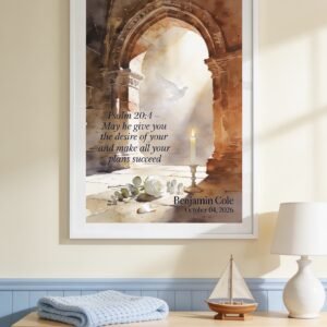 Guided by His Light – Personalized Baptism Voice Keepsake
