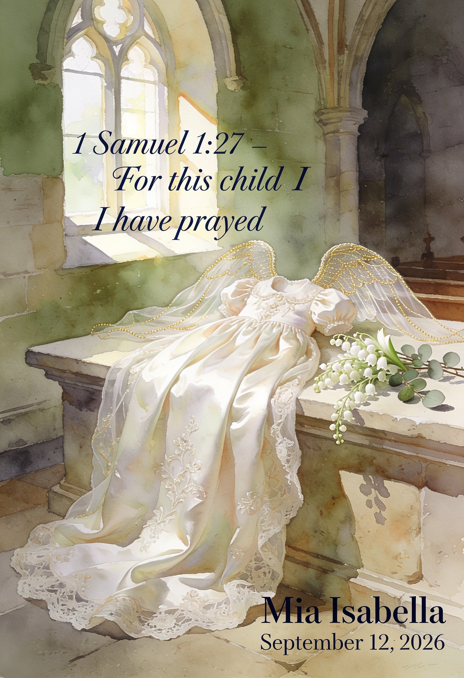 For This Child I Prayed – Personalized Baptism Voice Keepsake - Image 2