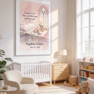 The Lord Bless You & Keep You – Personalized Baptism Voice Keepsake