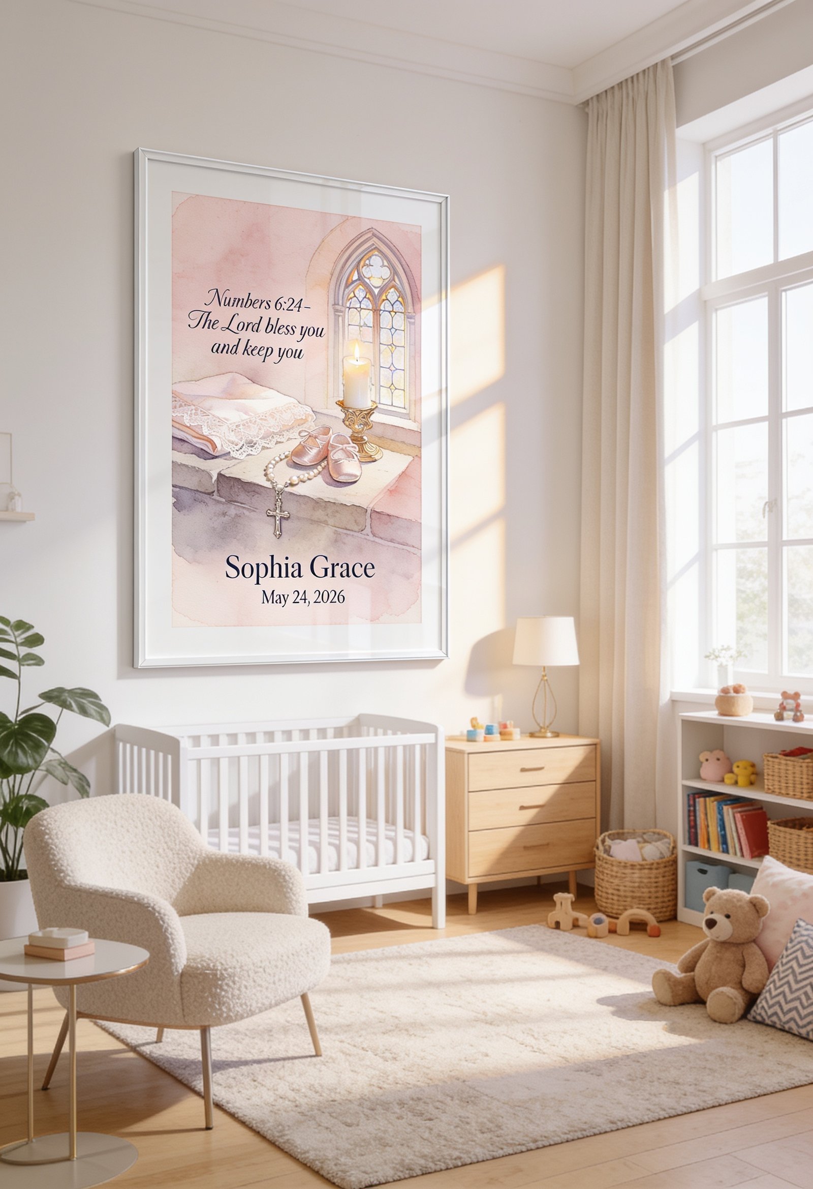 The Lord Bless You & Keep You – Personalized Baptism Voice Keepsake