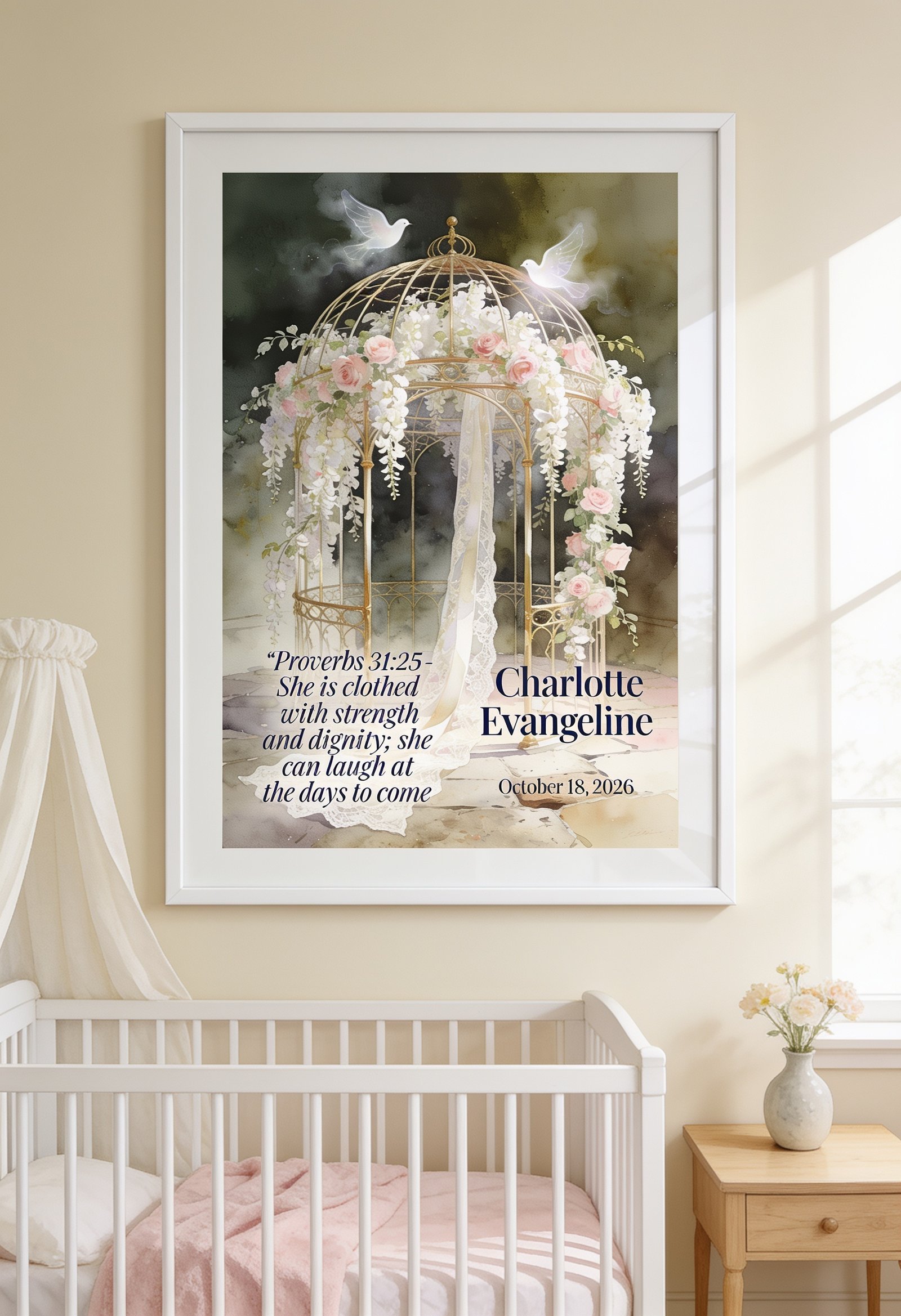 Clothed in Strength & Dignity – Personalized Baptism Voice Keepsake