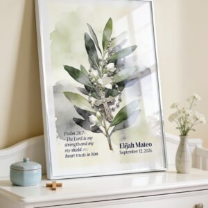 My Strength & My Shield – Personalized Baptism Voice Keepsake