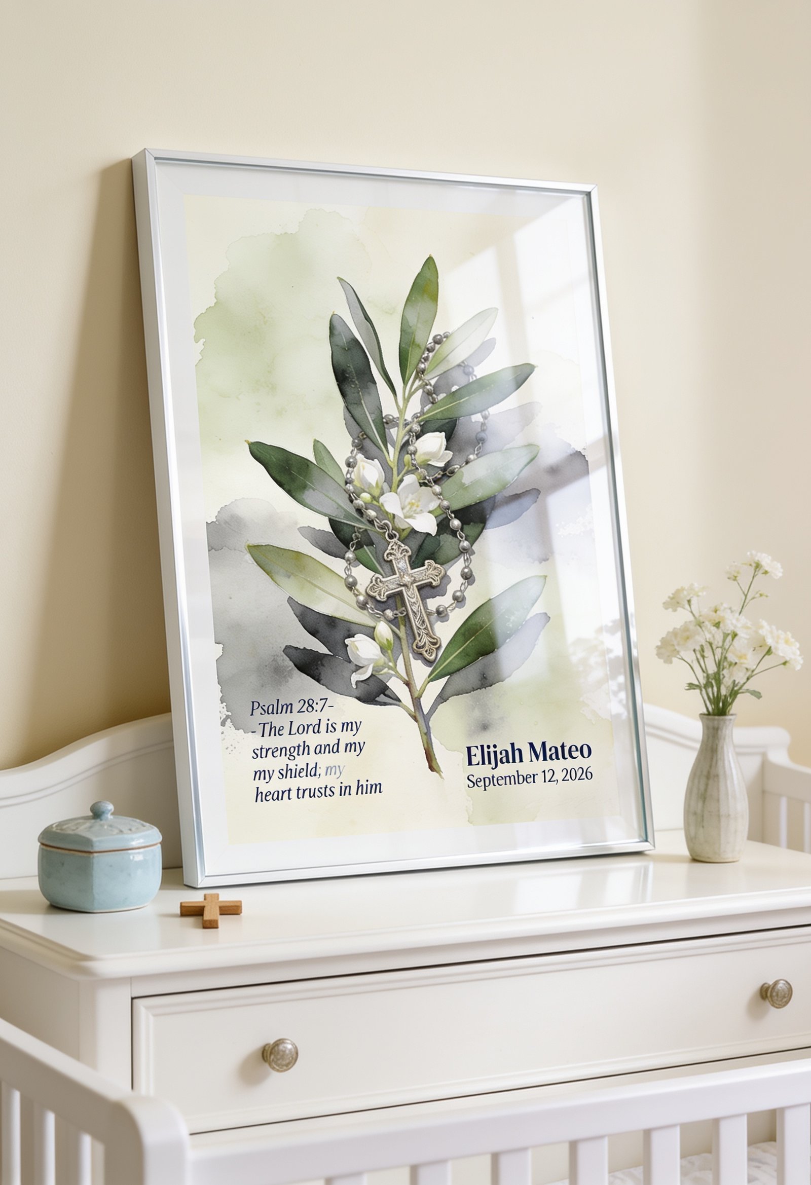 My Strength & My Shield – Personalized Baptism Voice Keepsake